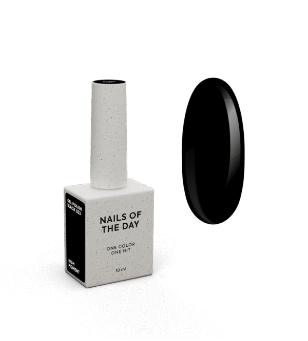 NOTD_Black 033 gel polish_Product card NAILSOFTHEDAY Let's special Black 33 10ml