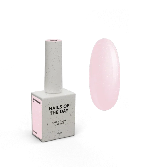 NAILSOFTHEDAY Cover base shimmer 28 10ml