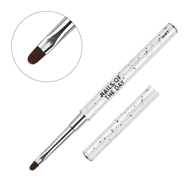 NAILSOFTHEDAY Čopič Oval 9mm