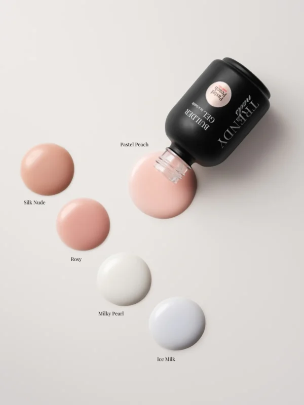 Trendy nails HARD Builder Gel in a bottle Pastel Peach 15ml
