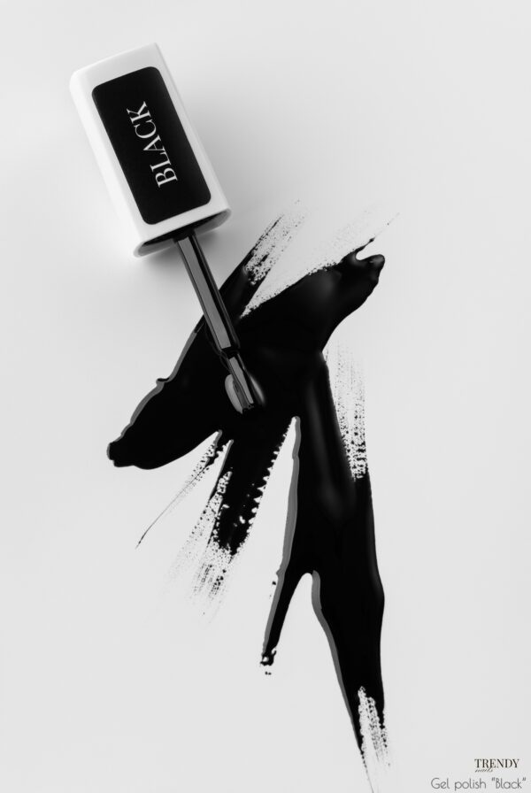 Trendy nails BLACK Gel polish 8ml