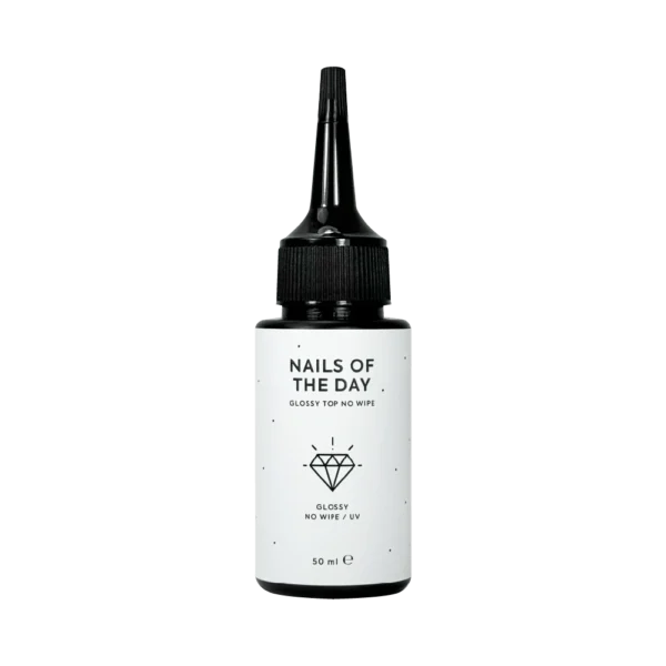 NAILSOFTHEDAY Glossy top no wipe 50ml