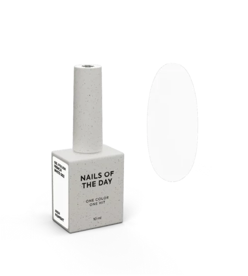 NAILSOFTHEDAY Gel Polish French WHITE 002 10ml