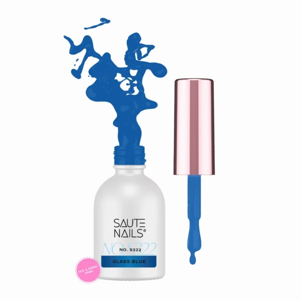 GLASS BLUE SAUTE NAILS Glass BLUE 8ml