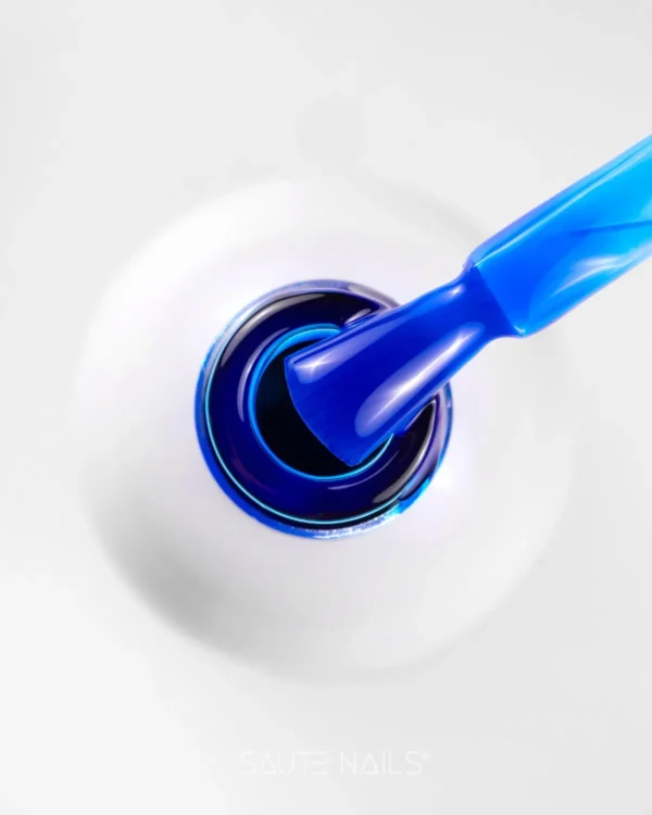GLASS BLUE GEL LAK SAUTE NAILS Glass BLUE 8ml