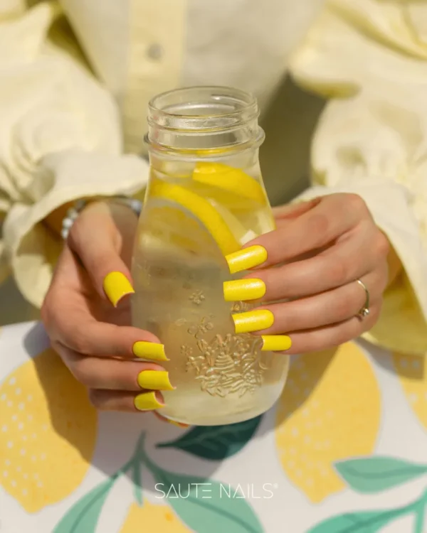 LEMON POP GEL LAK SAUTE NAILS Fruit crush LEMON POP 8ml
