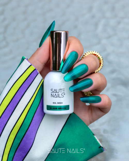 glass green SAUTE NAILS Glass GREEN 8ml