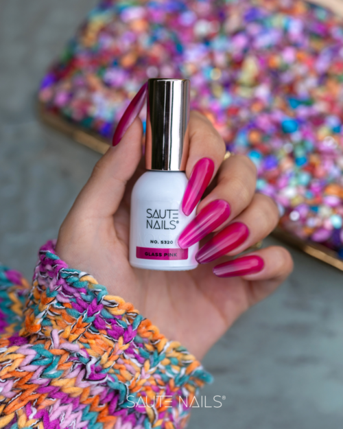 glass pink SAUTE NAILS Glass PINK 8ml