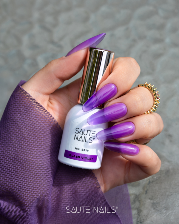 glass violet SAUTE NAILS Glass VIOLET 8ml