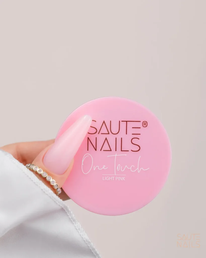 SAUTE NAILS One Touch LIGHT PINK GEL