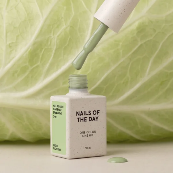 NOTD KAPUSTA CABAGGE NAILSOFTHEDAY Let's special CABBAGE 10ml - Borsch kolekcija