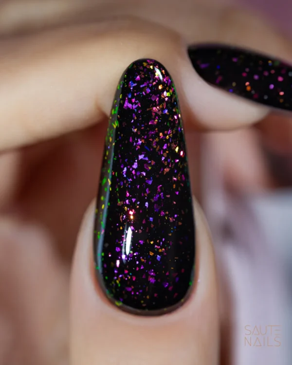 SAUTE NAILS Holo Flakes Top no wipe 8ml