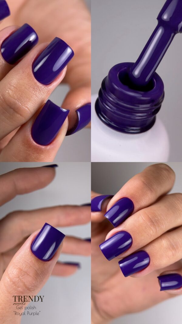 Processed with MOLDIV Trendy nails ROYAL PURPLE Gel polish 5ml